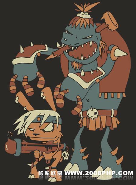 巴西DjBisparulz精彩卡通插画---酷图编号2