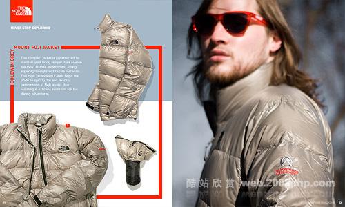 the north fac(乐斯菲斯)户外运动服饰产品样本设计---酷图编号3