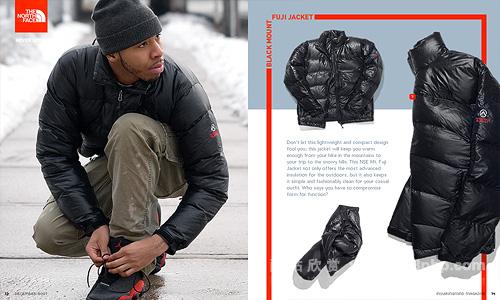 the north fac(乐斯菲斯)户外运动服饰产品样本设计---酷图编号2