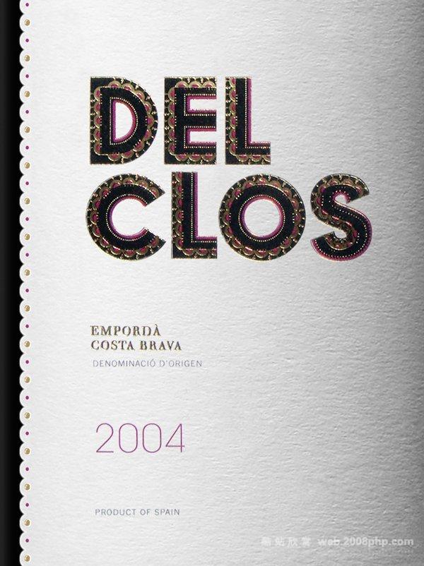 意大利Morales经典葡萄酒瓶贴设计---酷图编号4