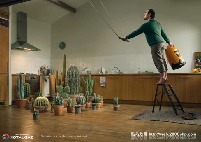 欧美最新Totalgaz燃气公司创意广告---酷图编号2