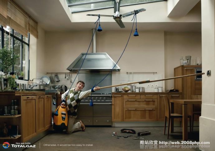 欧美最新Totalgaz燃气公司创意广告---酷图编号1