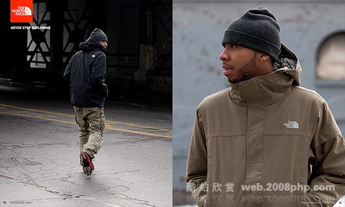 the north fac(乐斯菲斯)户外运动服饰产品样本设计图片