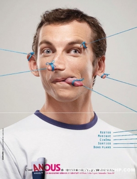 A Nous magazine广告招贴欣赏