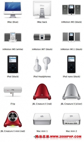 图标设计饕餮大餐之电脑系统玻璃图标