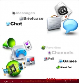 The Skins Factory 为Disney设计的icons