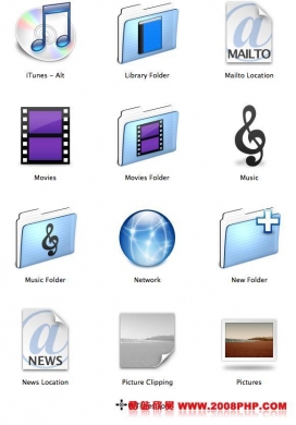图标设计饕餮大餐之电脑系统图标