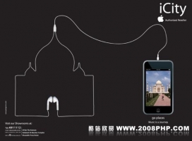 iCity:苹果 iPod 平面广告设计