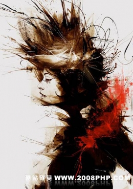 意大利Byroglyphics破碎墨滴感觉作品欣赏