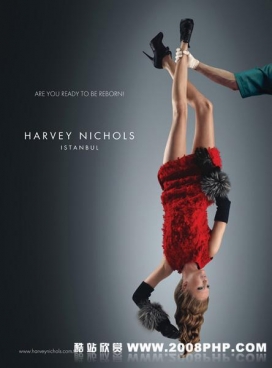美国HARVE YNICHOLS人物倒立创意广告欣赏