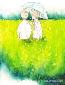 日本PEEP手绘情侣浪漫插画作品欣赏欣赏