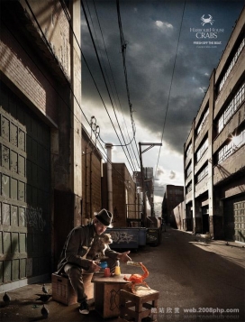 HarbourHouseCrabs 螃蟹平面广告设计