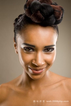 09欧美最新女性浓妆面部摄影欣赏