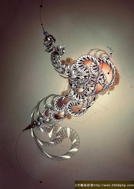 欧美09年克罗地亚Virus69数字超炫插画作品