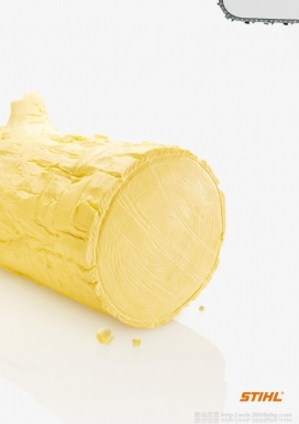 国外STIHL动力工具平面广告