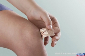 美国09Hansaplast去疤痕贴创可贴胶布伤痕血迹平面广告