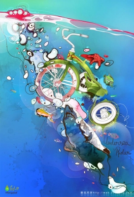 北美洲巴西Typefunk色彩鲜艳数字插画欣赏