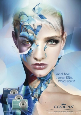 09年日本尼康数码相机Nikon Coolpix 数码相机广告