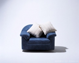 欧美室内静物真皮沙发图片素材